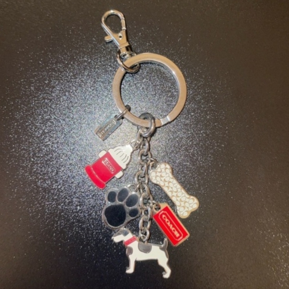 COACH Dog Keychain & COACH Ink Pen - Picture 2 of 8